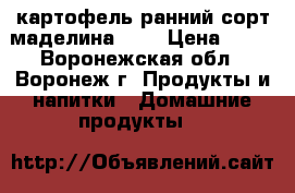 картофель ранний сорт маделина...  › Цена ­ 20 - Воронежская обл., Воронеж г. Продукты и напитки » Домашние продукты   